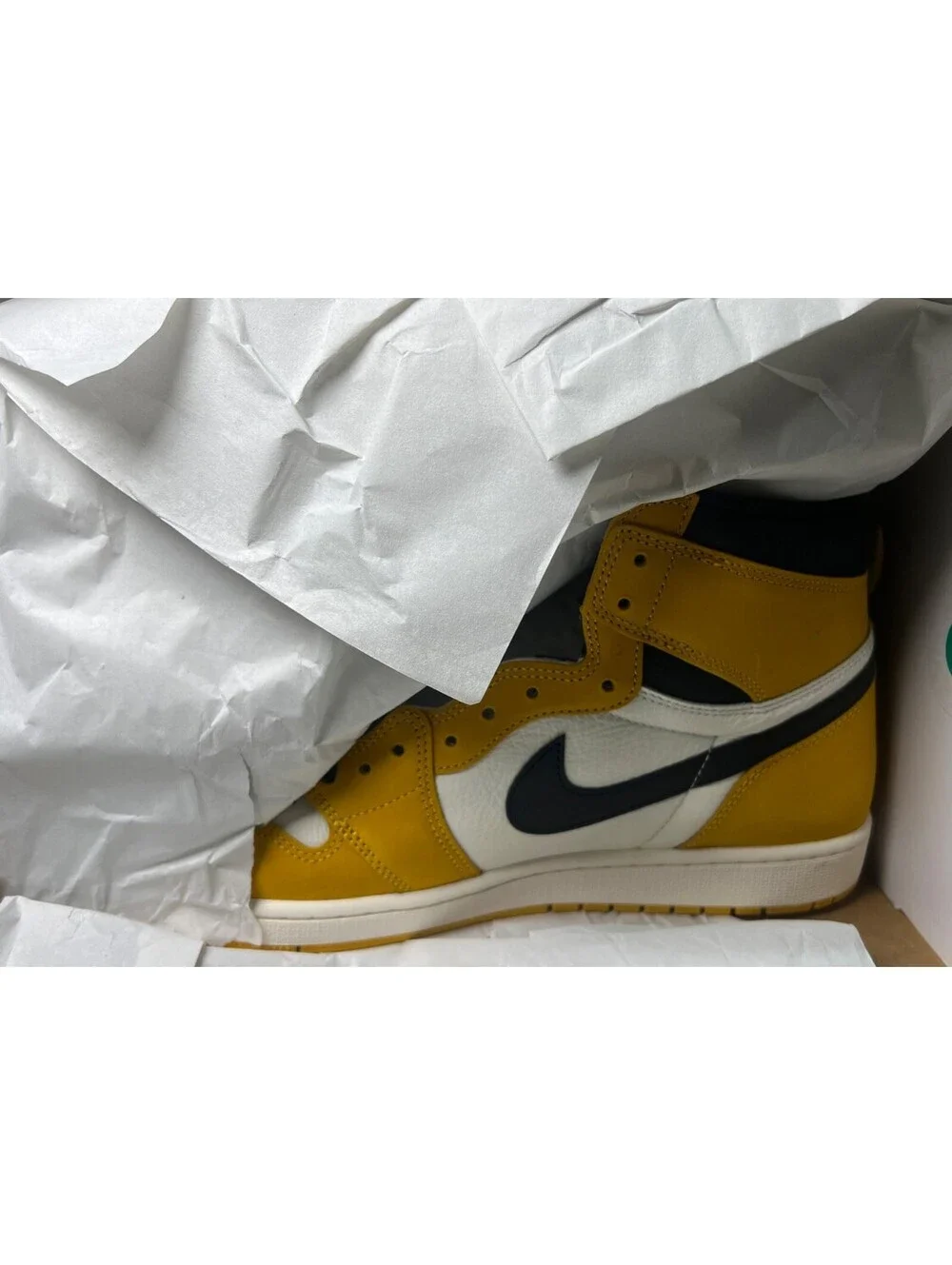 Air Jordan 1 Retro High OG Yellow Ochre DZ5485701 Yellow Ochre/Black/Sail Sz 13